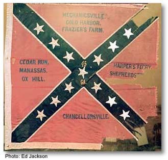 45 GA Regiment Flag of the Civil War