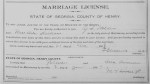 Marriage Certificate of Odella HARKNESS and James HOLDER