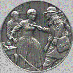 Medalion   ofDicey LANGSTON protects her father Solomon LANGSTON from Torries in SC