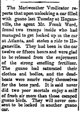 Clipping from the Dublin Post 10 March 1880
