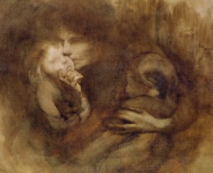 Painting by Eugene Carriere